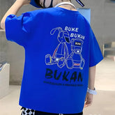 Cool Oversized Drop Shoulder Tee for Kids – Soft Cotton with Modern Fit